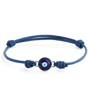 Tateossian Macrame Milos Evil Eye Bracelet - Blue