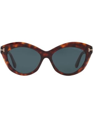 Tom Ford Acetate Toni Sunglasses - Blue