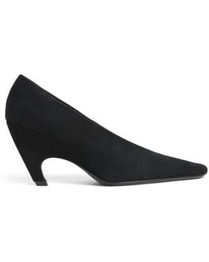 Camilla & Marc Suede Wave Court Shoes 85 - Black