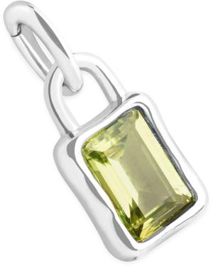 Astrid & Miyu Rhinestone-Plated August Birthstone Charm - Metallic