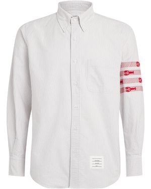 Thom Browne Bar Stripe Shirt - White