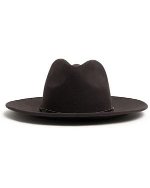 Barbour Wool Tack Fedora - Black