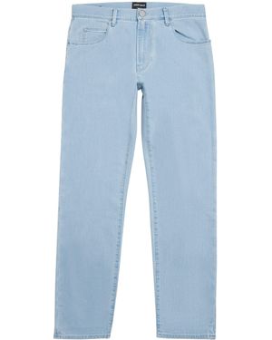 Giorgio Armani Stretch-Cotton Slimjeans - Blue