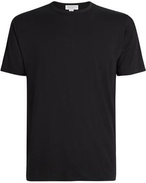 Sunspel Tencel Stretch T-Shirt - Black
