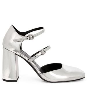 MAX&Co. Patent Brighton Heeled Mary Janes 90 - White