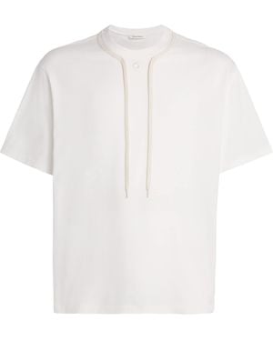 Craig Green Cotton Shoelace T-Shirt - White