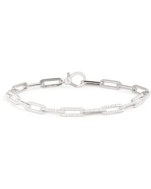 SHAY And Diamond Pavé Link Bracelet - White