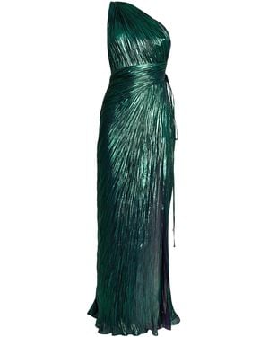 Maria Lucia Hohan Exclusive One-Shoulder Jolene Gown - Green
