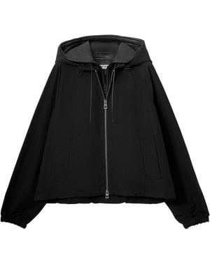 Loewe Technical-Cotton Hooded Jacket - Black