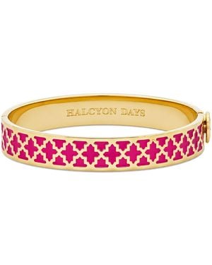 Halcyon Days Plated Agama Bangle - Pink