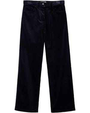 Miu Miu Corduroy Wide-Leg Trousers - Blue