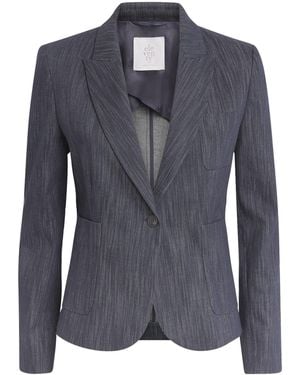 Eleventy Single-Breasted Blazer - Blue
