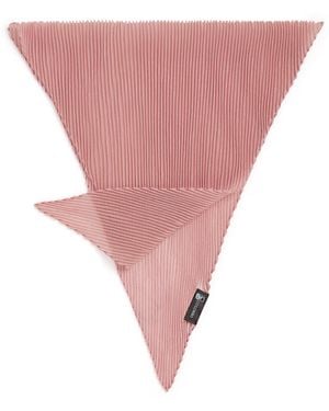 Colombo Cashmere-Silk Plissé Scarf - Pink