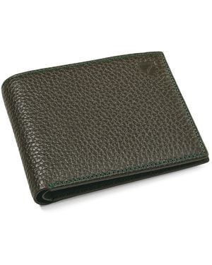 Aspinal of London Leather Bifold Wallet - Green