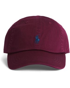 Polo Ralph Lauren Cotton Logo Baseball Cap - Red