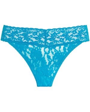 Hanky Panky Original Rise Thong - Blue