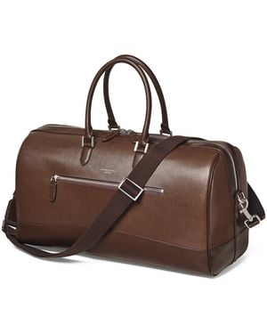 Aspinal of London Leather City Holdall - Brown