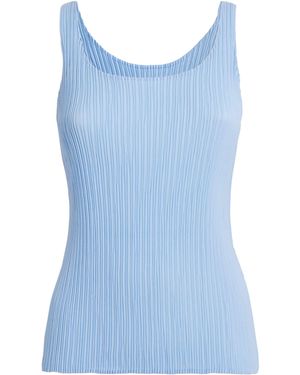 Issey Miyake Hatching Tank Top - Blue