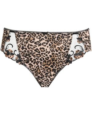 Fantasie Leopard Print Talia Briefs - White