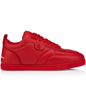 Christian Louboutin Sk Vi Low Trainers - Red