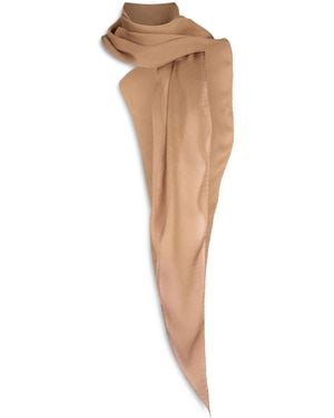 Tom Ford Silk Jacquard Scarf - White