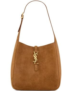Saint Laurent Small Le 5 À 7 Shoulder Bag - Brown