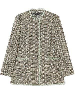 Marina Rinaldi Tweed Jacket - Gray