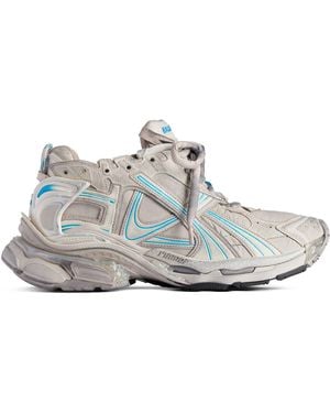 Balenciaga Runner Lace-Up Sneakers - White