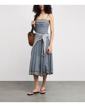 Veronica Beard Lana Dress in Blue | Lyst