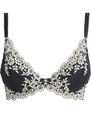 Wacoal Embrace Lace Plunge Bra - Black