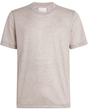 Marco Pescarolo Cotton Half-Sleeve T-Shirt - White