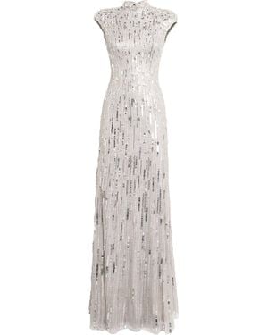 Jenny Packham Embellished Ernest Gown - White