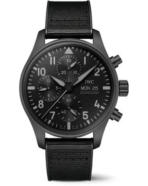 IWC Schaffhausen Ceratanium Top Gun Pilot's Watch - Black