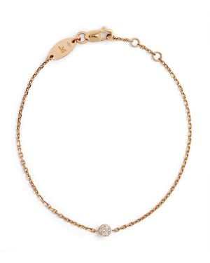 RedLine Rose And Diamond Illusion Bracelet - Metallic