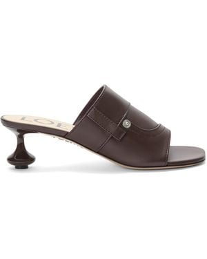 Loewe Toy Panta Mules 45 - Brown