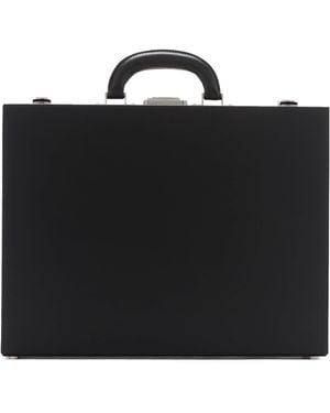 Swaine Leather New Bond Briefcase - Black