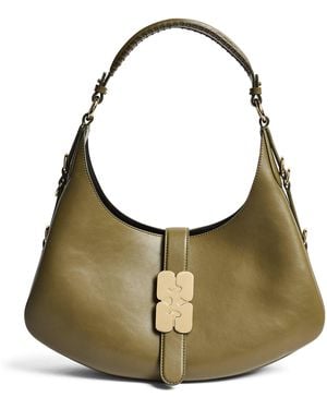 Ganni Small Kat Shoulder Bag - Green