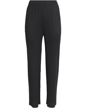 Pleats Please Issey Miyake Thicker Bottoms 2 Trousers - Black