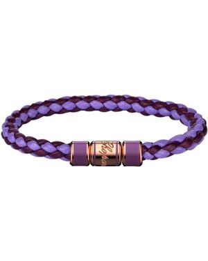 Chopard Leather Signature Bicolour Bracelet - Purple