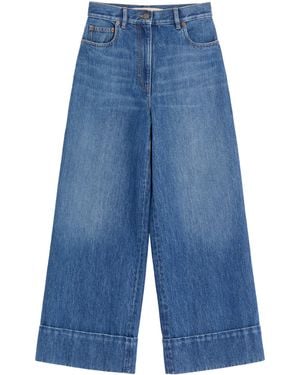 Valentino Wide-Leg Jeans - Blue