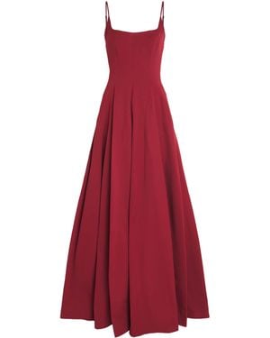 STAUD Cotton-Blend Joy Maxi Dress - Red