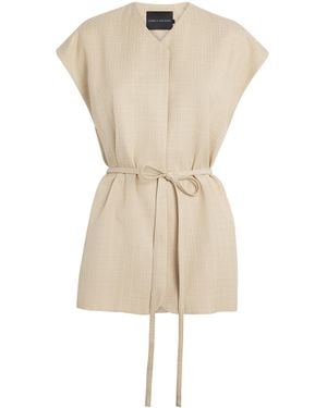 Camilla & Marc Noguchi Tie-Waist Vest - Natural
