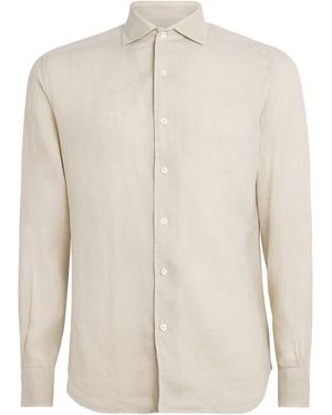 Corneliani Linen Shirt - White
