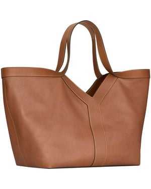 Saint Laurent Y Tote Bag - Brown