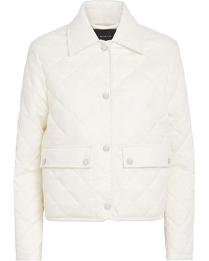 Kiton Cashmere Quilted Down Jacket - White