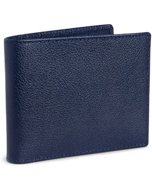 Ettinger 6-Slot Capra Bifold Wallet - Blue