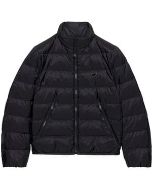 Prada Re-Nylon Puffer Jacket - Blue