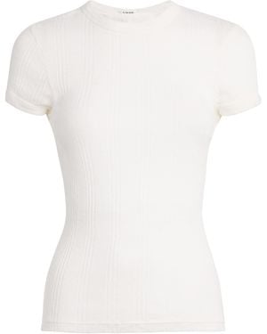Mother Cotton Itty Bitty T-Shirt - White