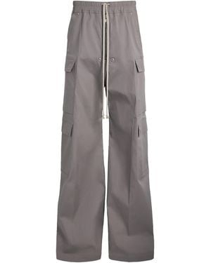 Rick Owens Cargobelas Wide-Leg Trousers - Grey