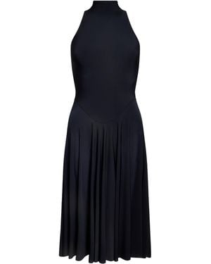 Skims Milky Sheer Midi Dress - Blue